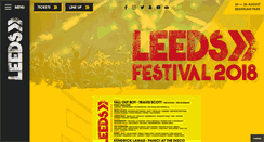 Desktop Screenshot of leedsfestival.com